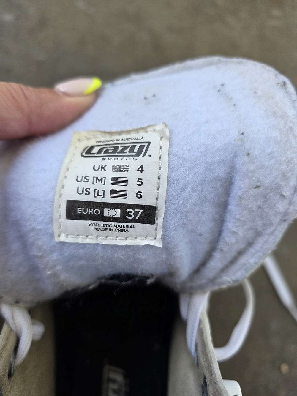 RtA White Women's Lace-Up Roller Skate - Picture 3 of 5